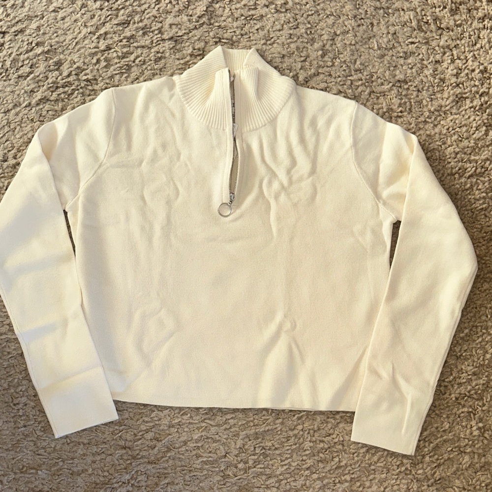 NWT Cali Be Beige Long Sleeve Top (L) - Picture 2 of 5